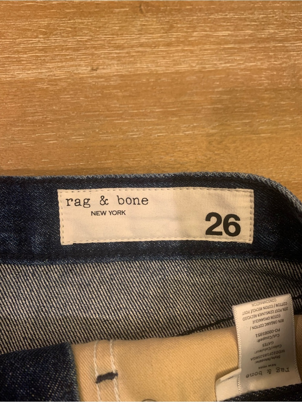 rag & bone Dark Blue  Sukato  denim Skirt with Raw Hem - Picture 9 of 14